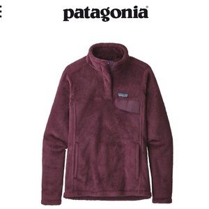 Maroon Patagonia fleece pullover